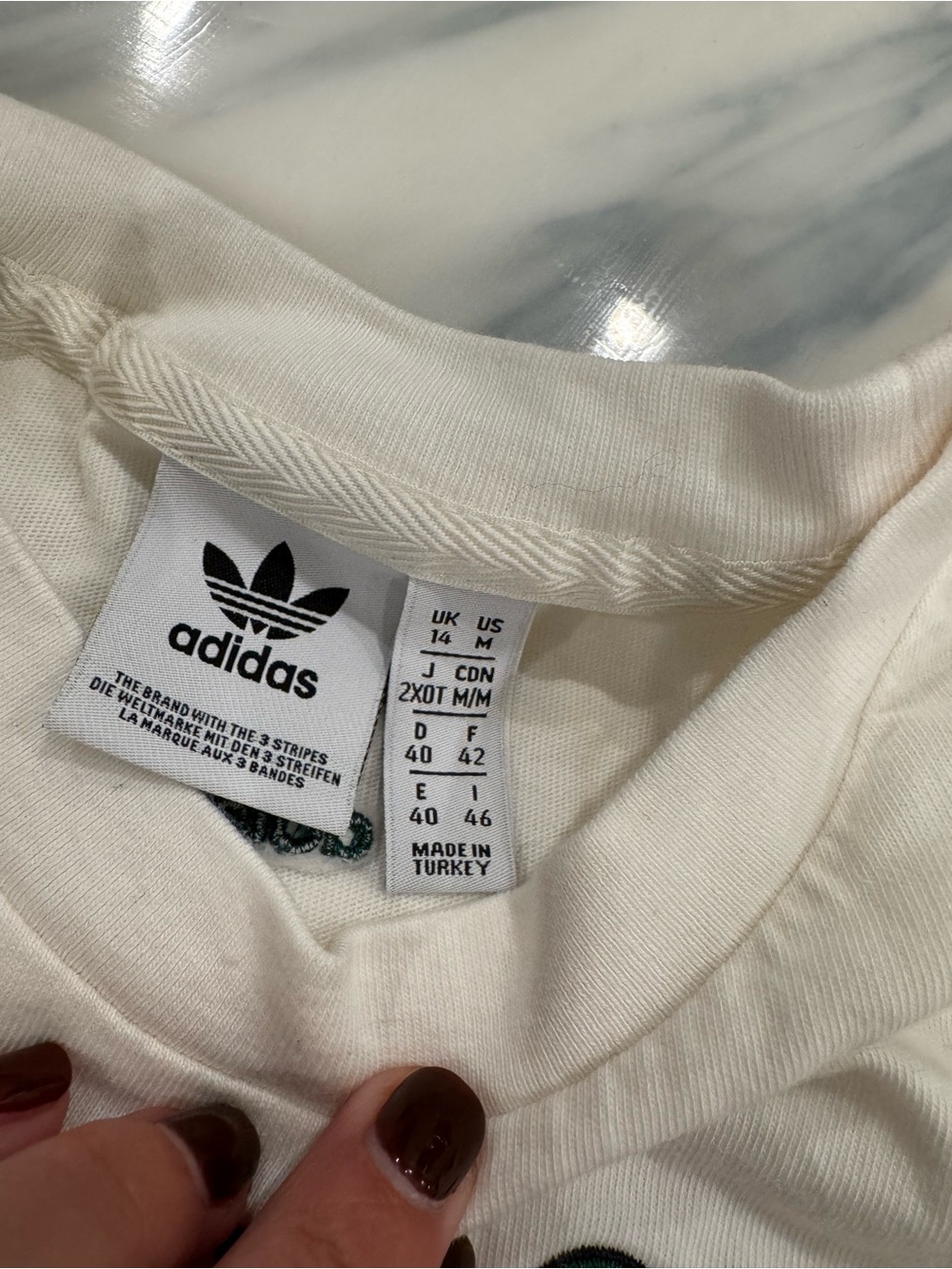 adidas Tennis Skirt with Tennis Cream Graphic Racquet Tee - Picture 5 of 10
